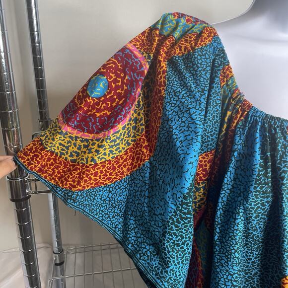 OFUURE By Tehilah Women's Colorful African Print Shift Dress Est. Size S/M Boho - Picture 8 of 11